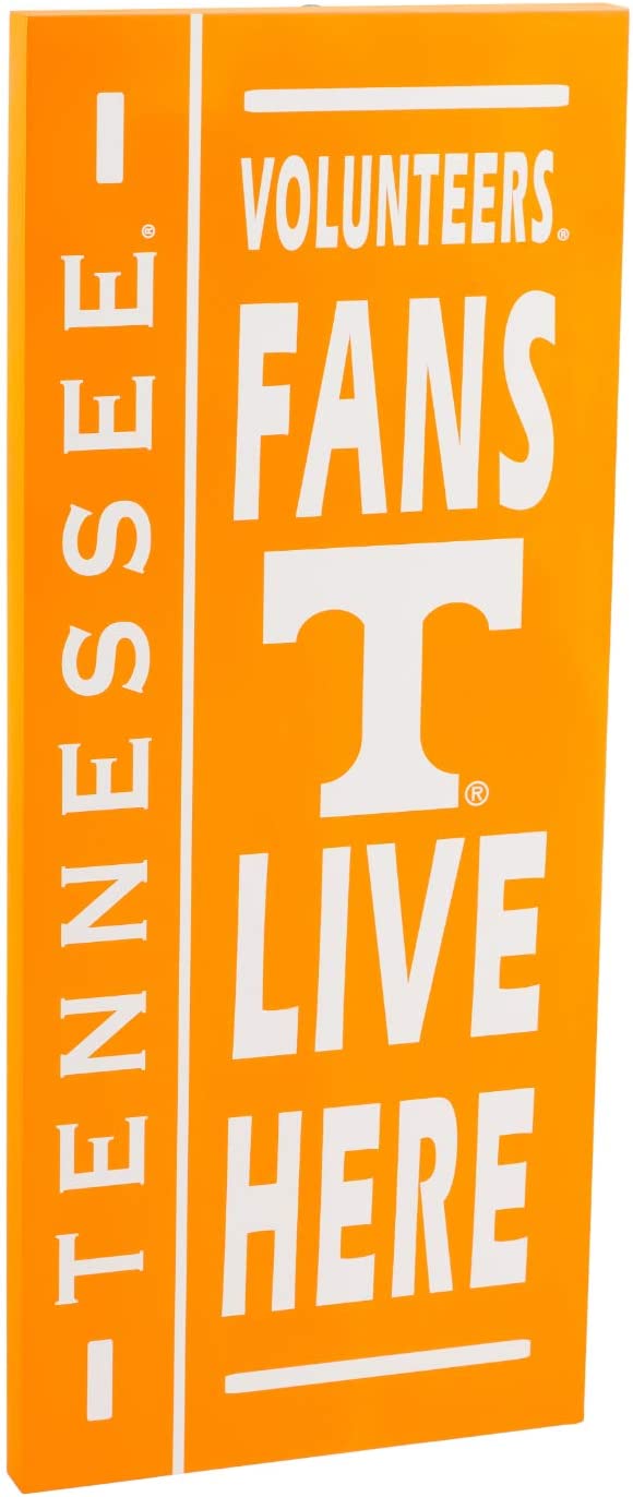 Tennessee Volunteers - NCAA Volunteers Fan Live Here Wood Sign
