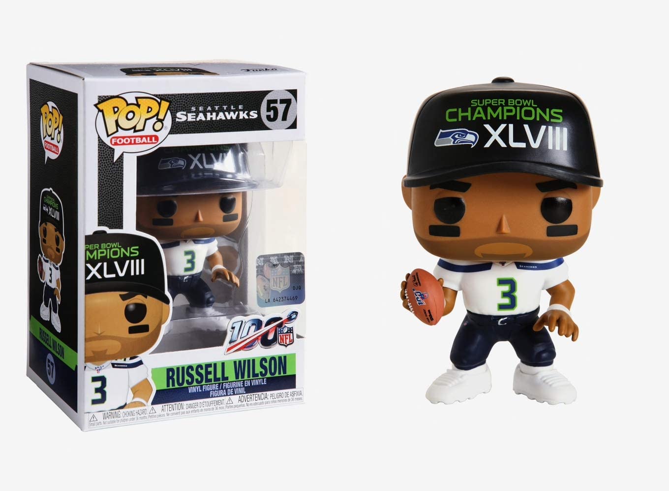 Funko POP! NFL: Seattle Seahawks - Russell Wilson (SB Champions XLVIII)