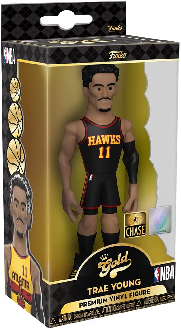 Funko NBA: Atlanta Hawks - Trae Young (Alternate Uniform) 5" Gold Figure (with Chase)