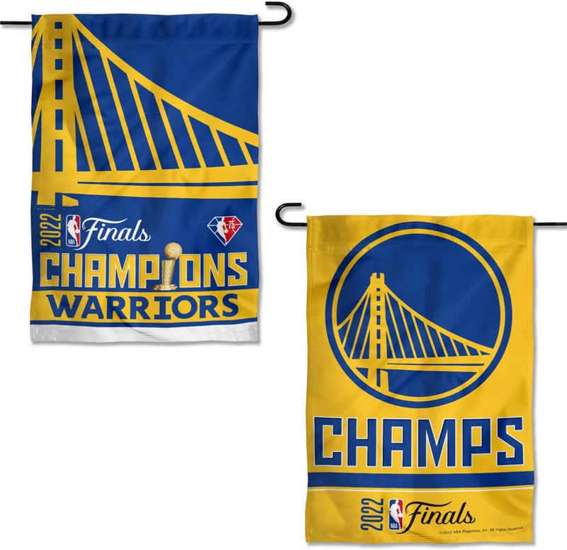 Golden State Warriors - World Champions Double-Sided 12.5" x 18" Garden Flags