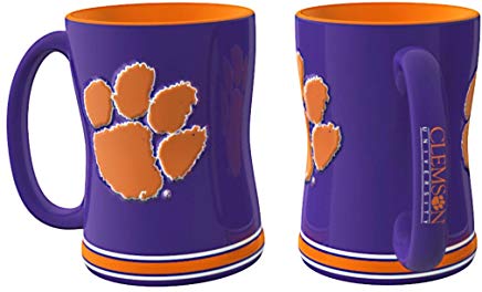 Clemson Tigers Coffee Mug - 15oz Sculpted