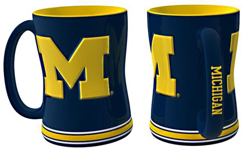 Michigan Wolverines Boelter Brands NCAA 15 oz Relief Mug