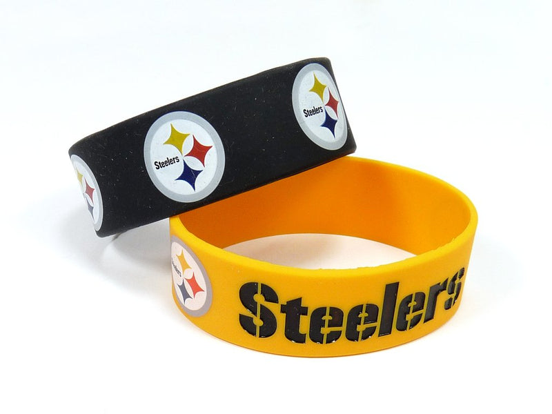 Pittsburgh Steelers 2 Pack Bracelets