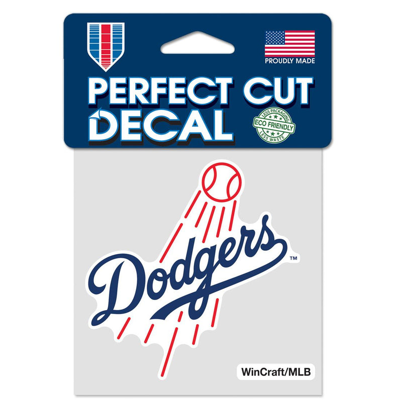 Los Angeles Dodgers - Perfect Cut Color 4" x 4" Decal