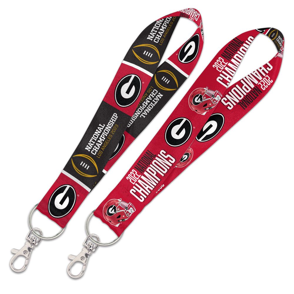 Georgia Bulldogs - National Football Champions 1" Lanyard Keystrap