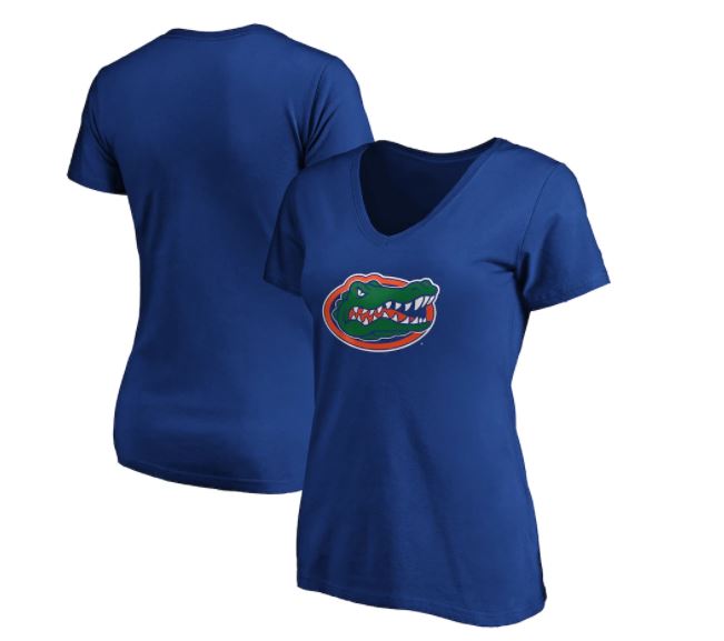 Florida Gators - Royal Big & Tall Primary Team Logo Women's T-Shirt