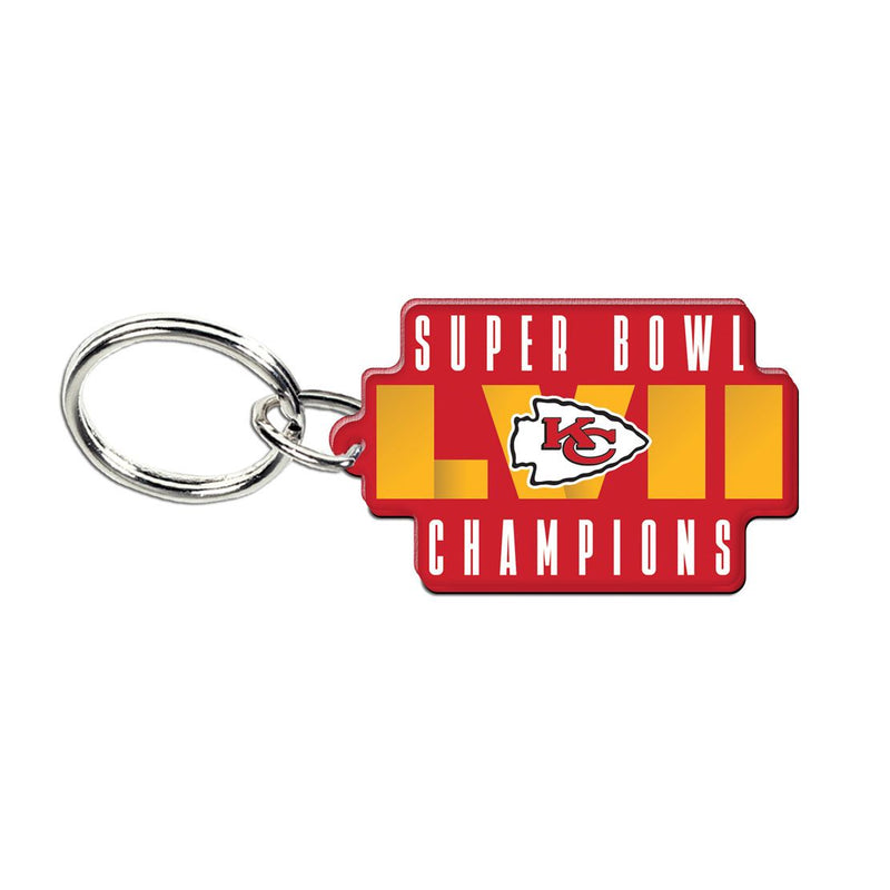 Kansas City Chiefs - 2023 Super Bowl Champ Premium Acrylic Key Ring