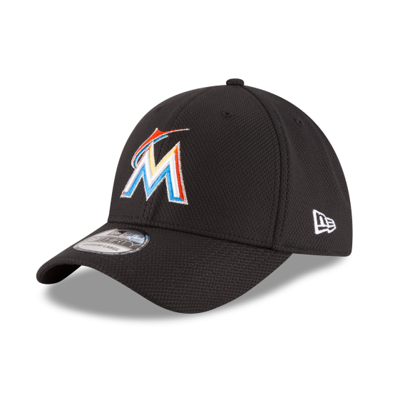 Miami Marlins - MLB 39Thirty Black Hat, New Era