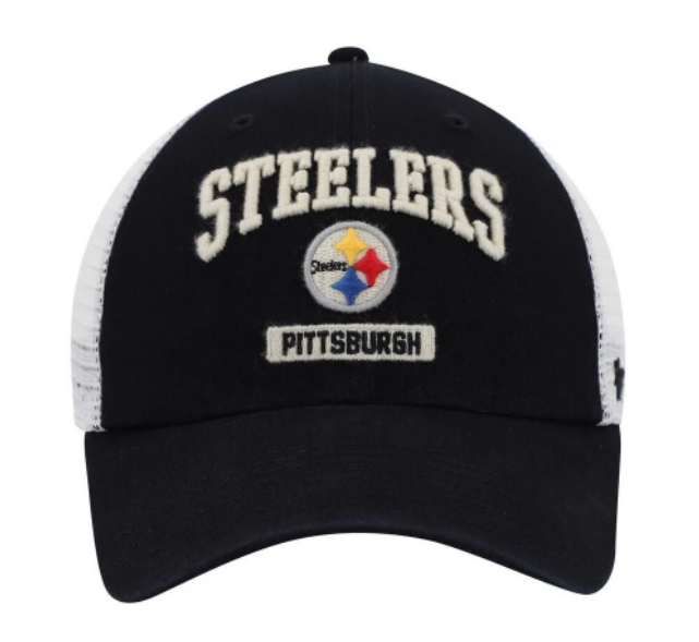 Pittsburgh Steelers - Black Morgantown Clean Up Hat, 47 Brand