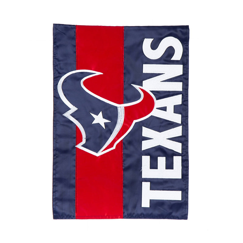 Team Sports America Houston Texans Embellish Garden Flag, Multicolor