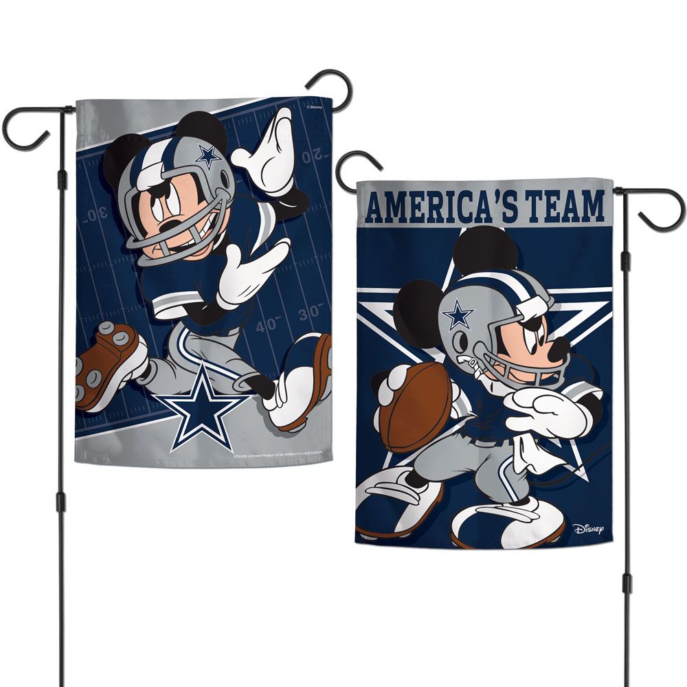 Dallas Cowboys - Disney Mickey Mouse Garden Flag