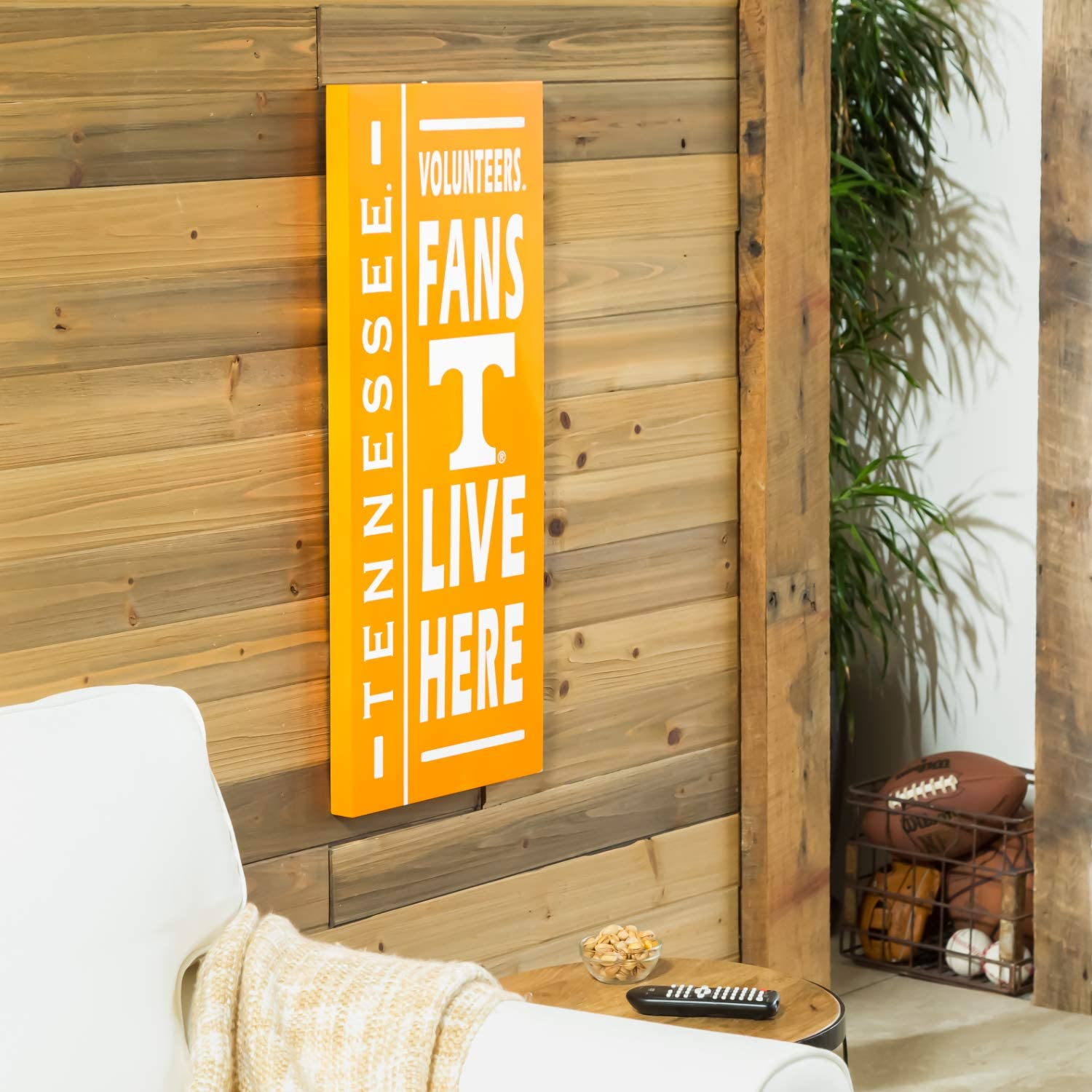 Tennessee Volunteers - NCAA Volunteers Fan Live Here Wood Sign