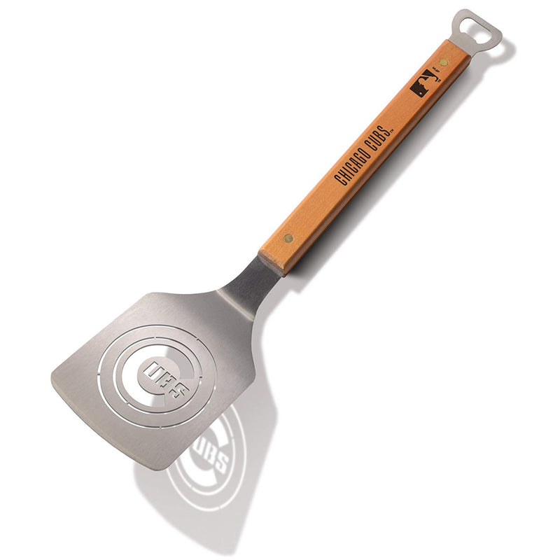 MLB Chicago Cubs Sportula, Heavy Duty Stainless Steel Grilling Spatula