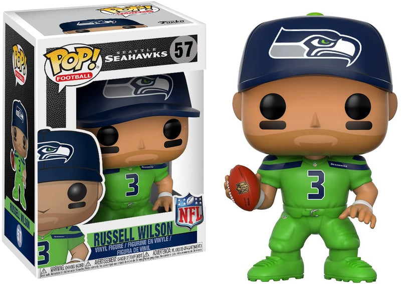 Funko POP! NFL - Russell Wilson (Seahawks Color Rush) Collectible Figure