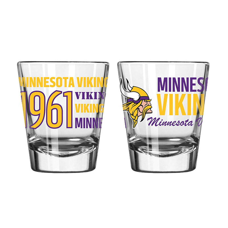 NFL Minnesota Vikings 2 OZ Spirit Shot Glass