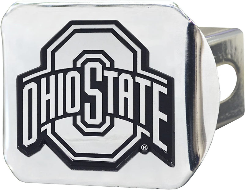 Ohio State University Buckeyes - NCAA 3.4" x 4" Chrome Hitch Cover