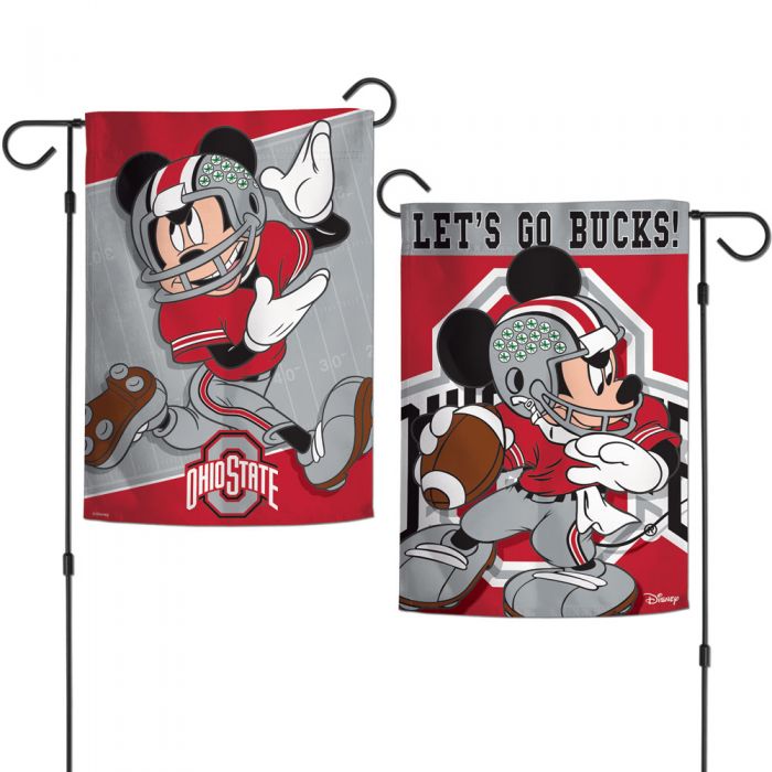 Ohio States Buckeyes - Disney Mickey Mouse Garden Flag