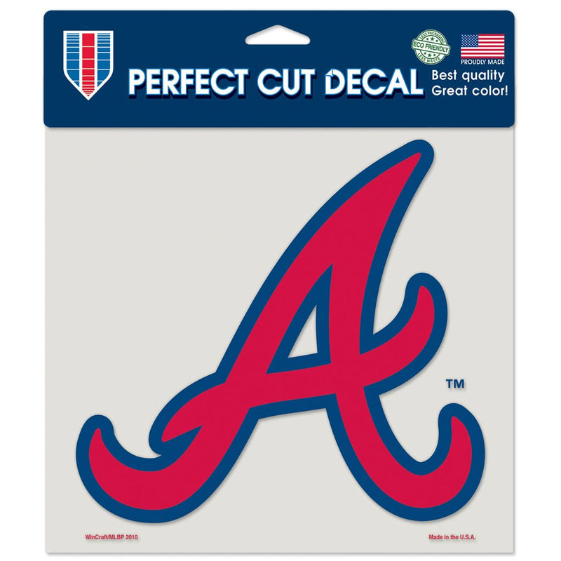 Atlanta Braves Perfect Cut 8" x 8" Decal