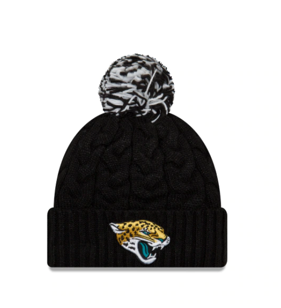 Jacksonville Jaguars - One Size Knit Beanie with Pom, New Era