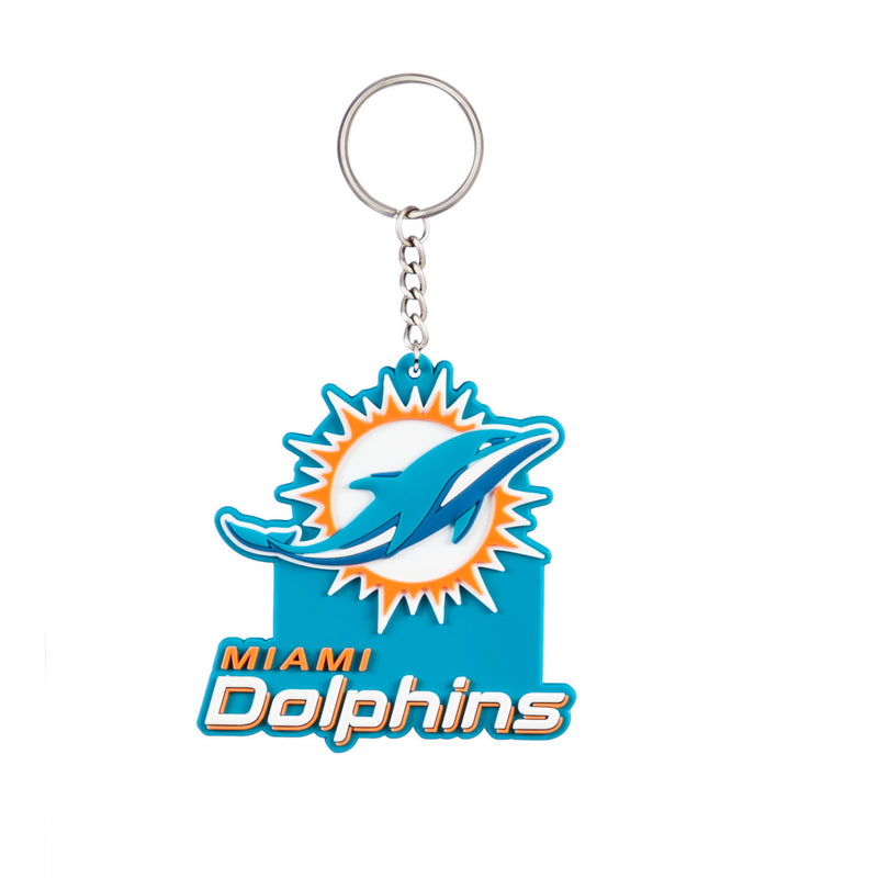 Miami Dolphins - Rubber Keychain