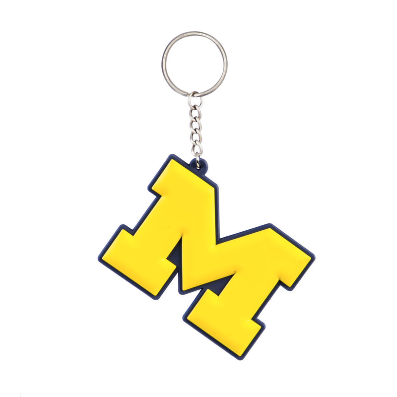 Michigan Wolverines - Rubber Keychain