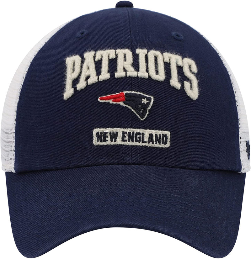 New England Patriots - Morgantown Trucker Clean Up Snapback Hat, 47 Brand