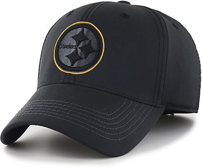 Pittsburgh Steelers - OTS Men's Wilder Center Stretch Fit Hat, 47 Brand