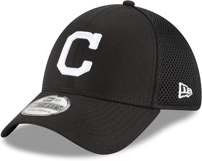 Cleveland Indians - MLB Neo 39Thirty Black Hat, New Era