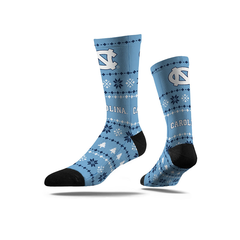 North Carolina Tarheels - Sweater Stripe Socks