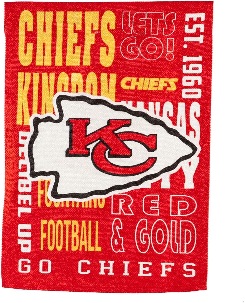 Kansas City Chiefs - Fan Rules Outdoor Garden Flag