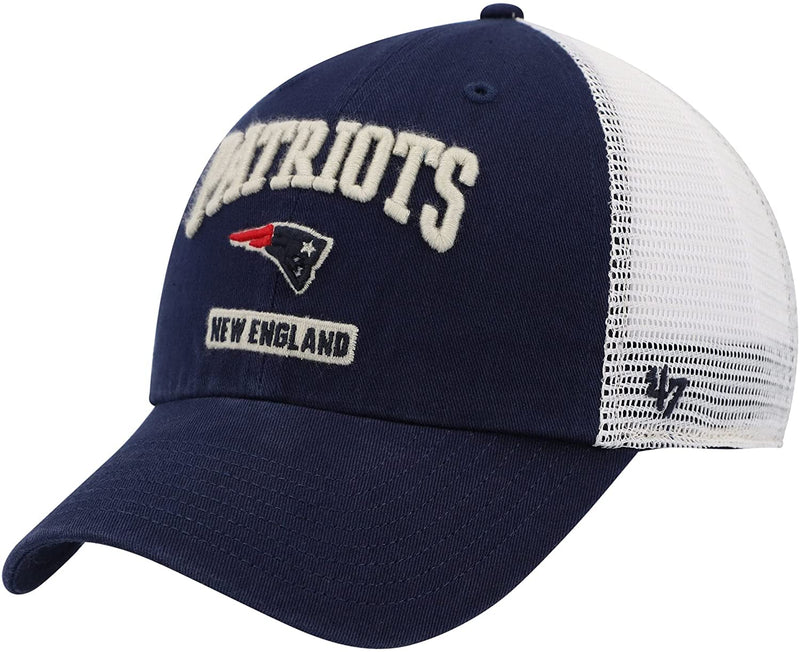 New England Patriots - Morgantown Trucker Clean Up Snapback Hat, 47 Brand