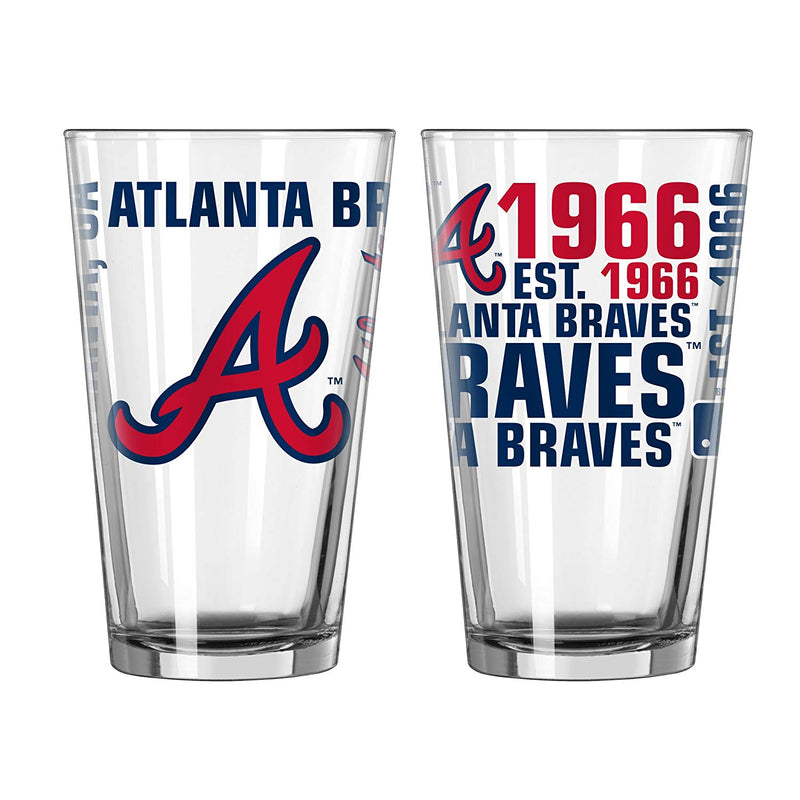 Atlanta Braves Spirit Pint Glass