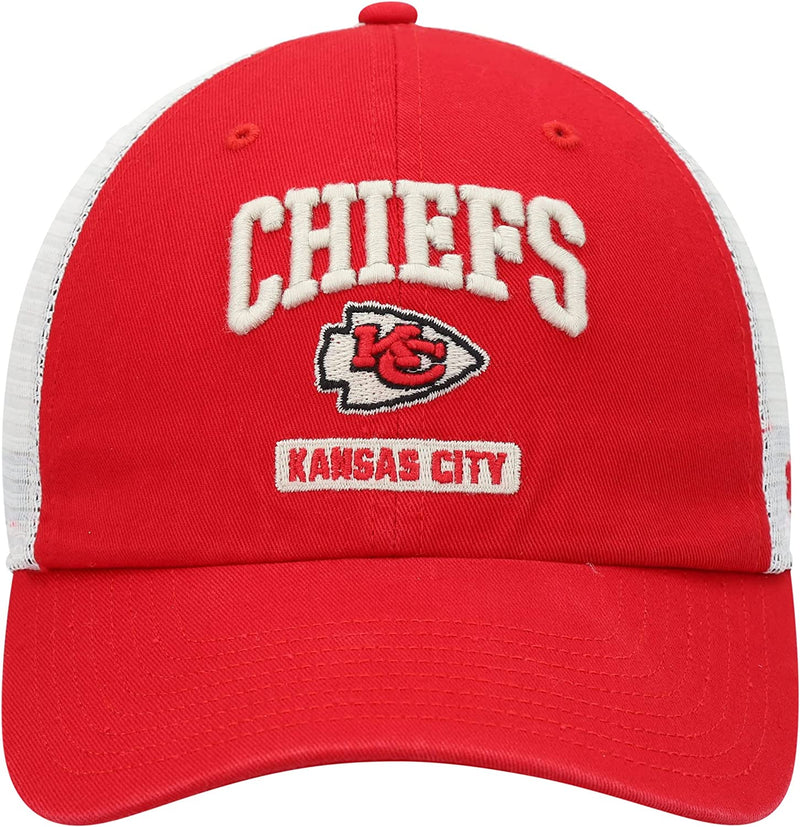 Kansas City Chiefs - Red Morgantown Clean Up Hat, 47 Brand