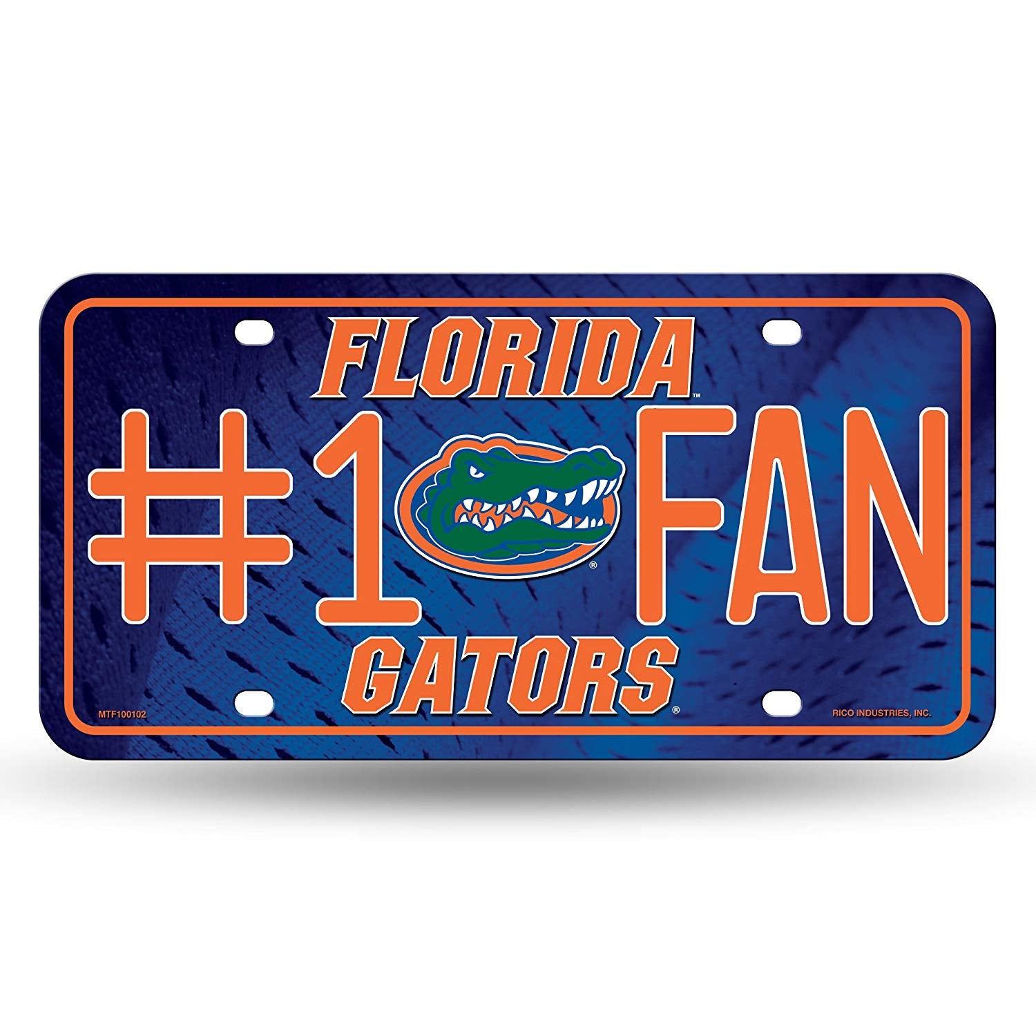 NCAA Florida Gators #1 Fan Metal License Plate Tag