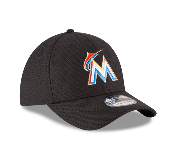 Miami Marlins - MLB 39Thirty Black Hat, New Era