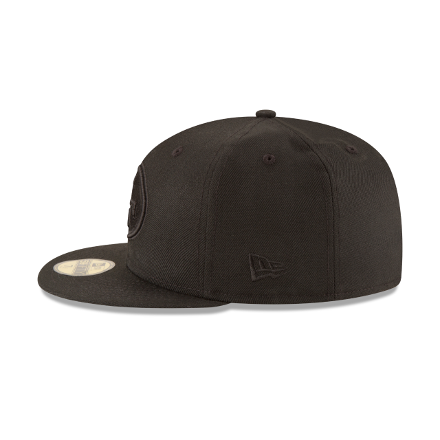 San Francisco 49ers 59Fifty Black On Black Hat