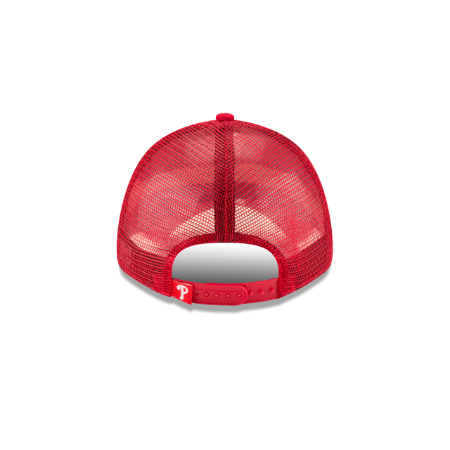 Philadelphia Phillies - 9Forty Red Trucker Mesh Adjustable Hat, New Era