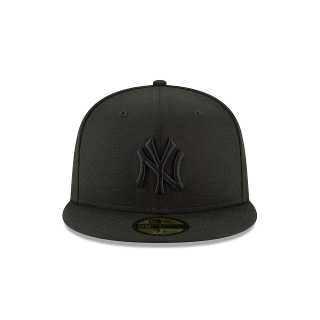 New York Yankees - 59Fifty Blackout Basic Men's Hat, New Era