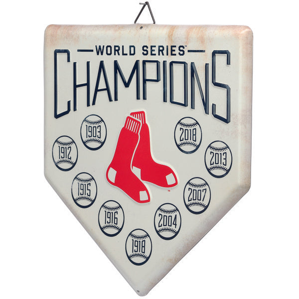 Boston Red Sox - Home Plate Metal Wall Decor