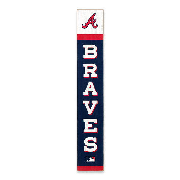 Atlanta Braves - MLB Team Spirit Vertical Wood Wall Decor