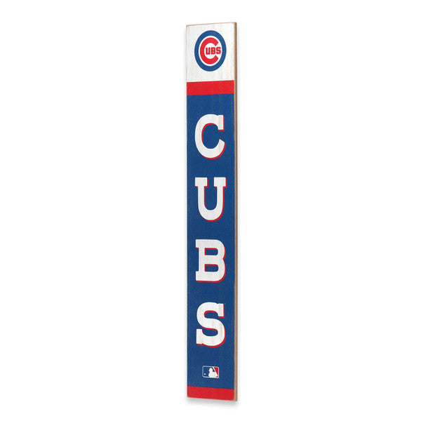 Chicago Cubs - MLB Team Spirit Vertical Wood Wall Decor