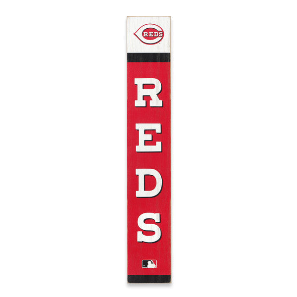 Cincinnati Reds - MLB Team Spirit Vertical Wood Wall Decor