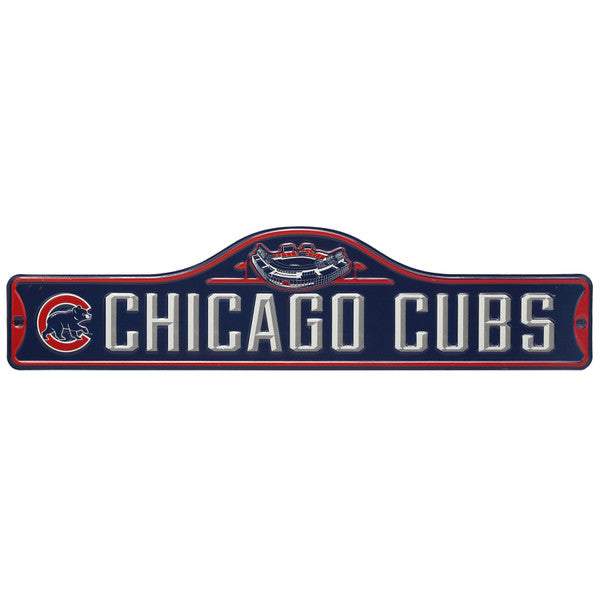 Chicago Cubs - Metal Street Sign
