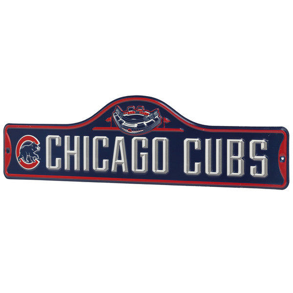 Chicago Cubs - Metal Street Sign