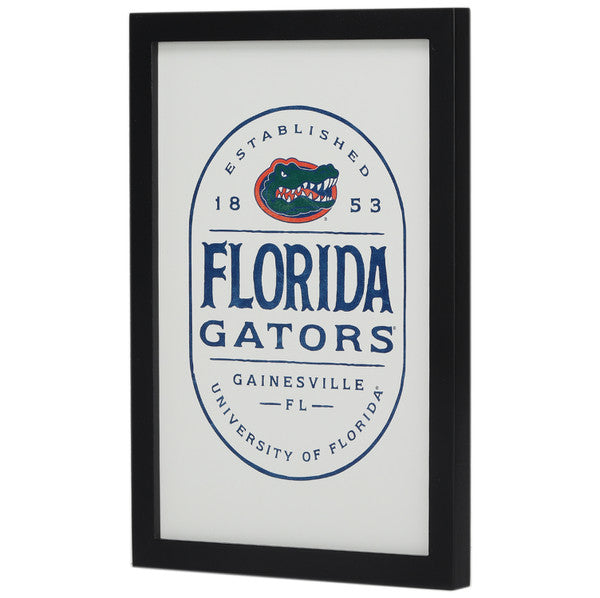 Florida Gators - Badge Framed Wood Wall Decor