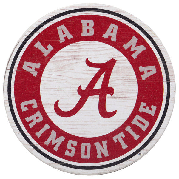 Alabama Crimson Tide - Round Oversized Wood Magnet