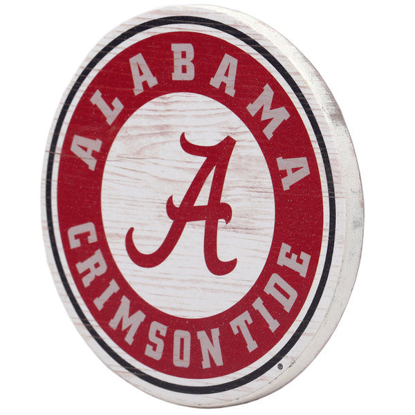 Alabama Crimson Tide - Round Oversized Wood Magnet