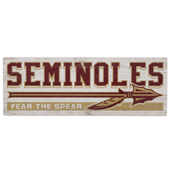 Florida State Seminoles - Fear the Spear Wood Wall Decor