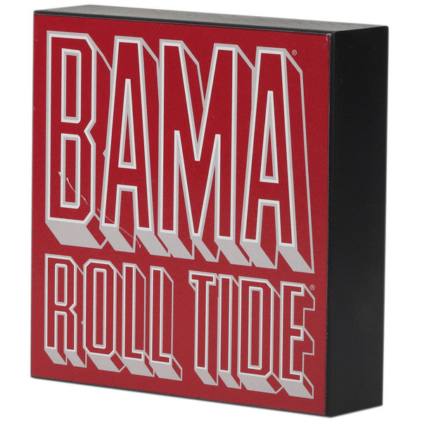 Alabama Crimson Tide - Bama Wood Wall Decor