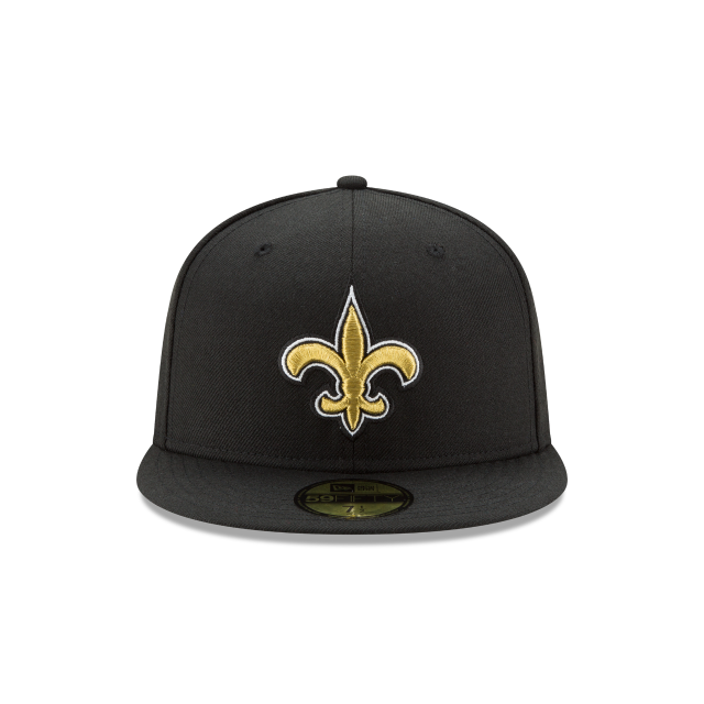 New Orleans Saints - 59Fifty Black Hat, New Era